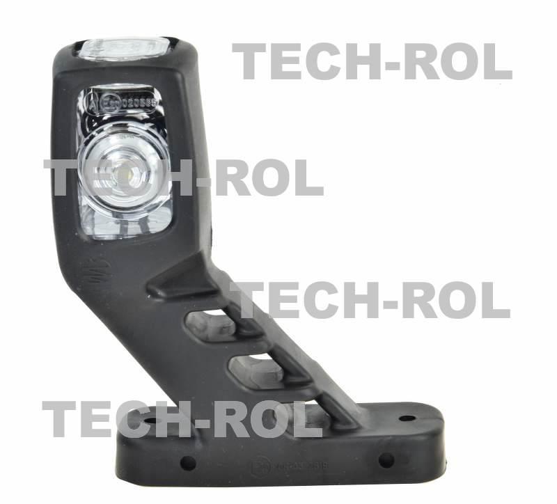 Lampa zespolona obrysowa diodowa przód-tył lewa 12V 24V 241L W49 Waś
