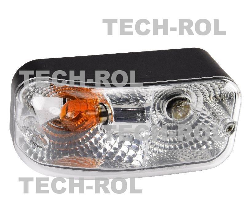 Lampa zespolona przednia prawa kierunkowskaz pozycja 12V 24V 162mm 77mm