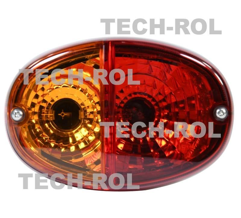 Lampa zespolona tylna uniwersalna kierunkowskaz pozycja stop 140mm 93mm