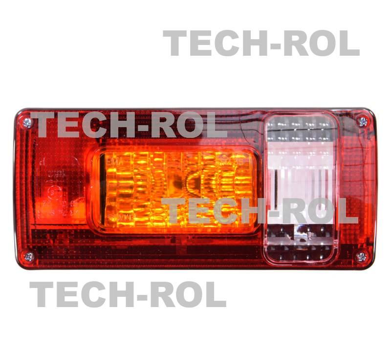 Lampa zespolona tylna prawa kierunkowskaz pozycja stop cofania 12V 24V
