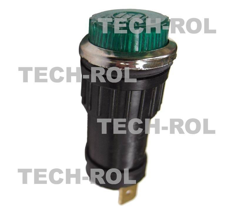 Lampka kontrolna zielona 12V 24 V sk50024530 Inprodus