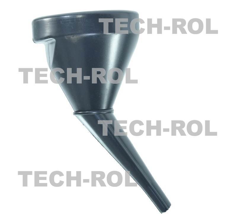 Lejek do paliwa plastikowy wygięty średnica wlewu fi-130 mm LEJ021