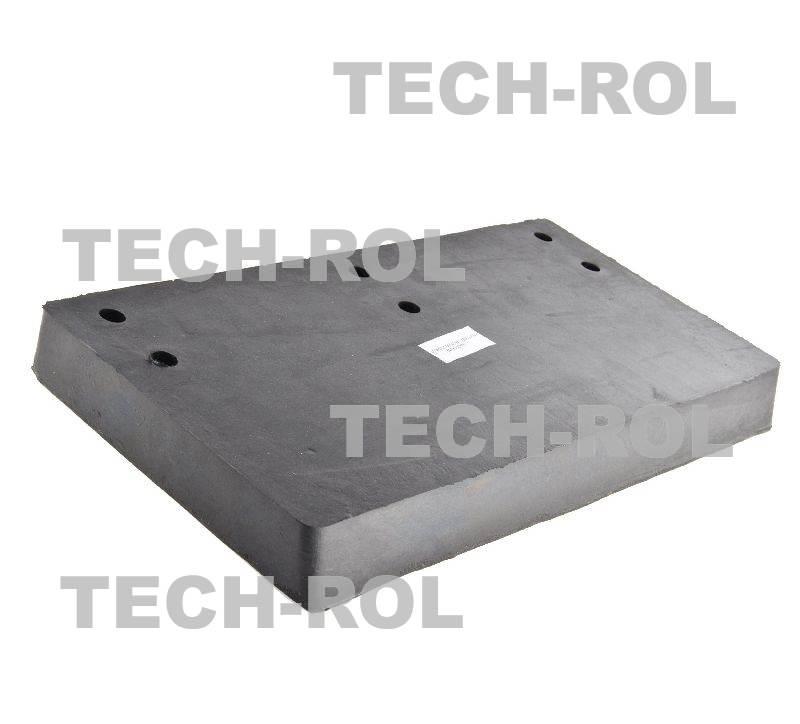 Lemiesz gumowy do pługa śnieżnego zbrojony 520mm/250mm/50mm ResGum