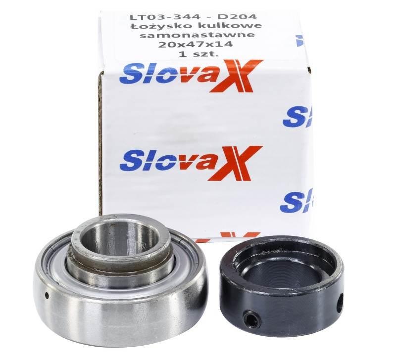 Łożysko kulkowe samonastawne 20x47x14 D204 Slovax