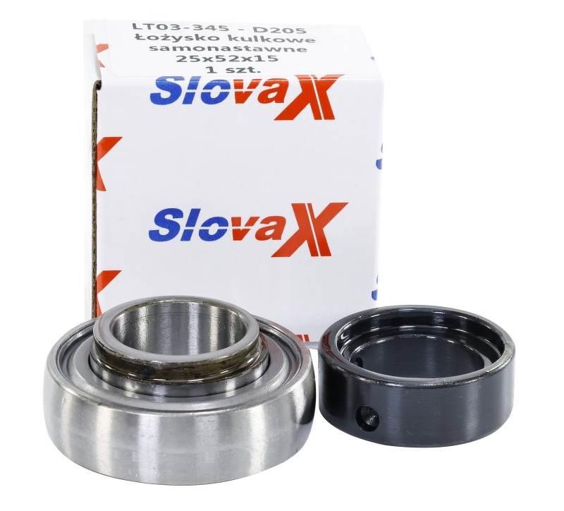 Łożysko kulkowe samonastawne 25x52x15 D205 Slovax