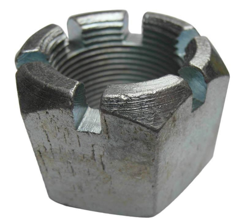 Nakrętka koronowa M36x2 do ucha dyszla Przyczepa D-47 60706000 APARTS