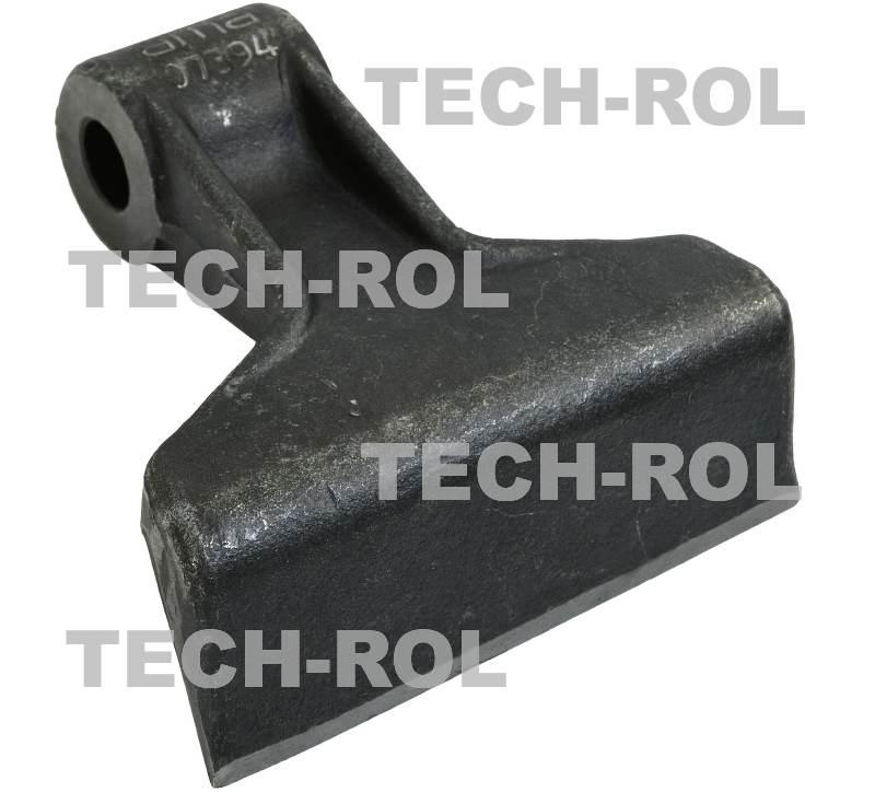 Nóż bijakowy młotkowy 18063-RM-4 szerokość 120 mm uchwyt 40 mm otwór