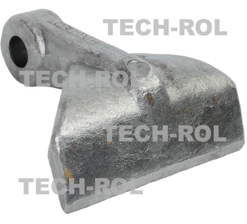 Nóż bijakowy młotkowy M45 szerokość 110 mm uchwyt 22 mm otwór fi-16,5