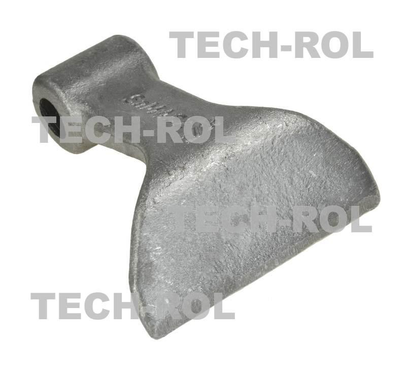 Nóż bijakowy typ-1 118063-RM-30 szerokość 137 mm uchwyt 40 mm otwór