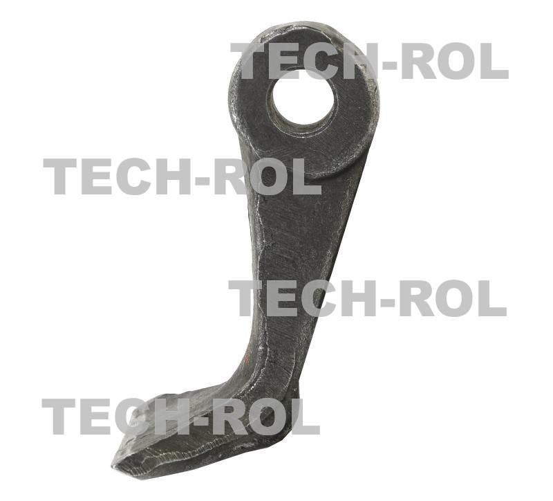 Nóż bijakowy typ 5 18063-RM-64 szerokość 100 mm uchwyt 40 mm otwór