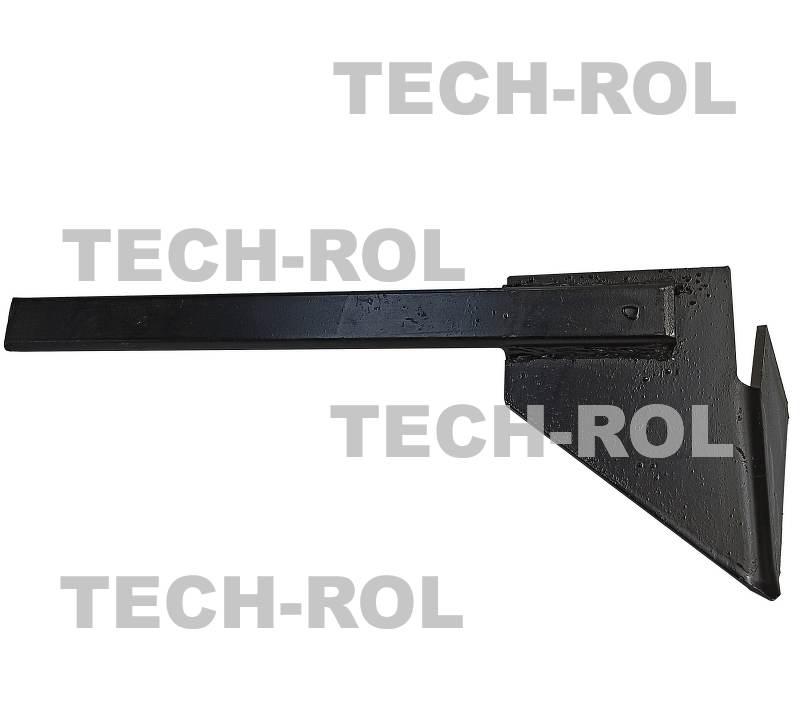 Nóż kątowy lewy kompletny z trzonem 140mm Obsypnik 4430201001/L ROLMEX