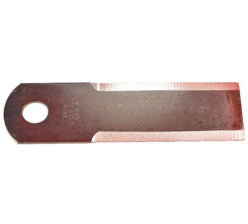 Nóż rozdrabniacza sieczkarni ruchomy gładki 170x50x3mm otwór Q-18mm