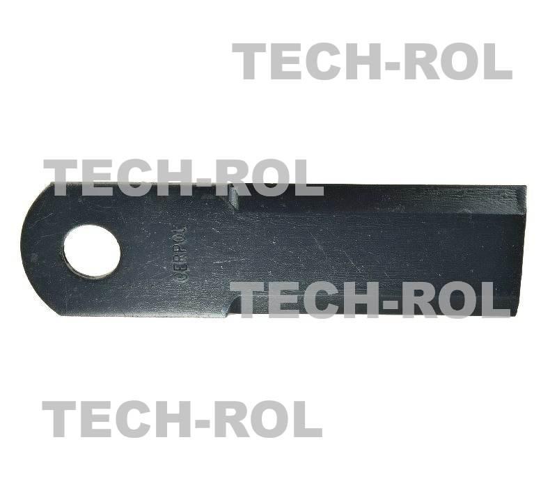 Nożyk ruchomy rozdrabniacza sieczkarni BR-5/4 175x50x4mm otwór Q-20 mm