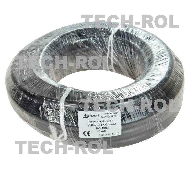 Przewód elektryczny 1-żyłowy typu H01N2-D o przekroju 1 x 35 mm21