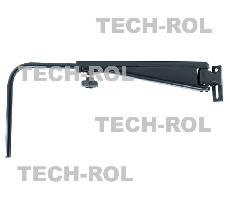 Ramię wspornik lusterka lewy z regulowanym wysięgnikiem od 530 mm do 780