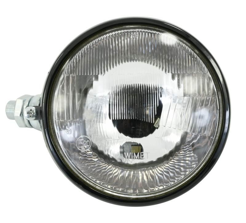 Reflektor przedni lewy metalowy R2 12V/24V światła mijania drogowe