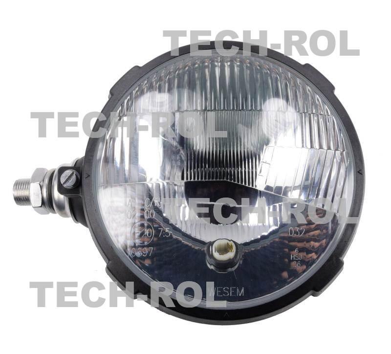 Reflektor przedni lewy plastikowy R2 12V 24V światła mijania drogowe