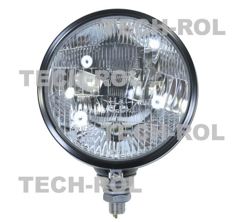 Reflektor przedni uniwersalny stojący metalowy H4 12V 24V światła