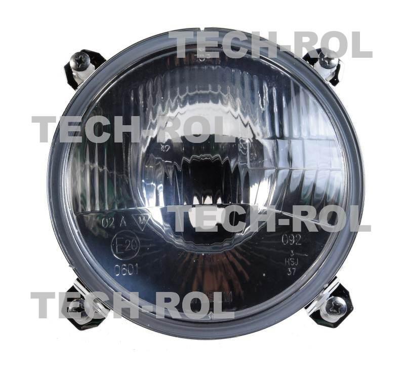 Reflektor przedni uniwersalny R2 12V 24V światła mijania drogowe fi