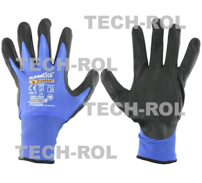 Rękawice robocze SuperTech DIAMANT rozmiar 10 1-para Produkt standard