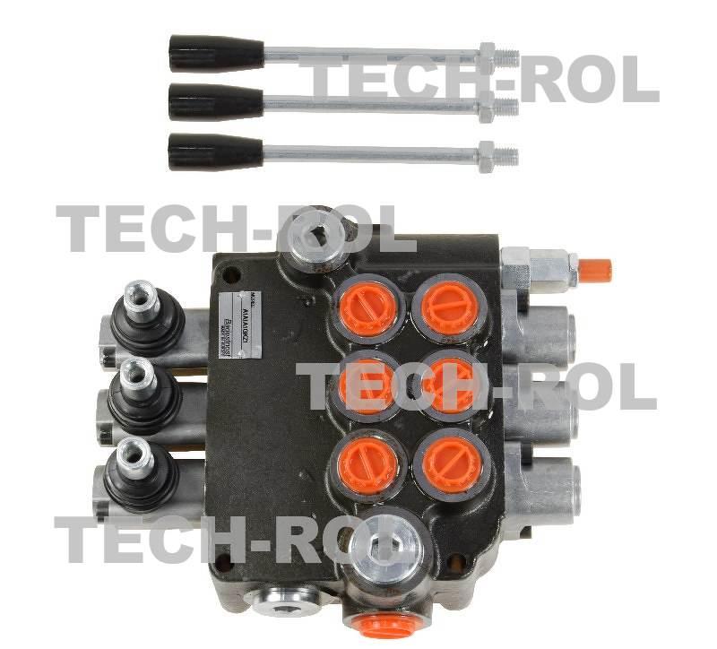 Rozdzielacz hydrauliczny 3-sekcyjny 80L sk03P80A1A1GkZ1-11 Badestnost