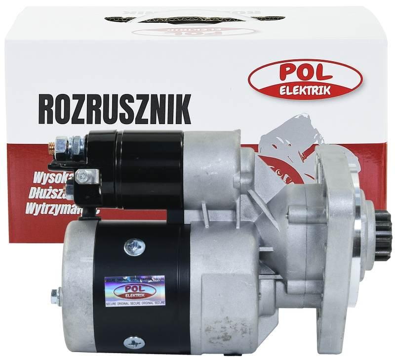 Rozrusznik z reduktorem 12V 2,7kW napęd zębnika 10 zębów T-25 T-25A