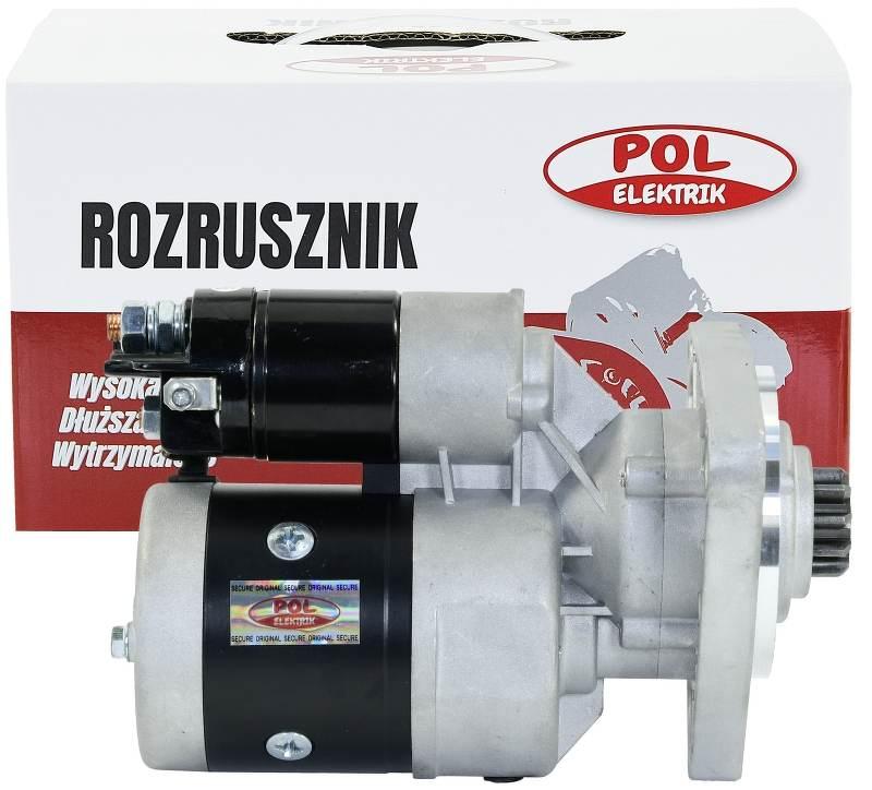 Rozrusznik z reduktorem 24V 3,5kW napęd zębnika 10 zębów MTZ-82TS