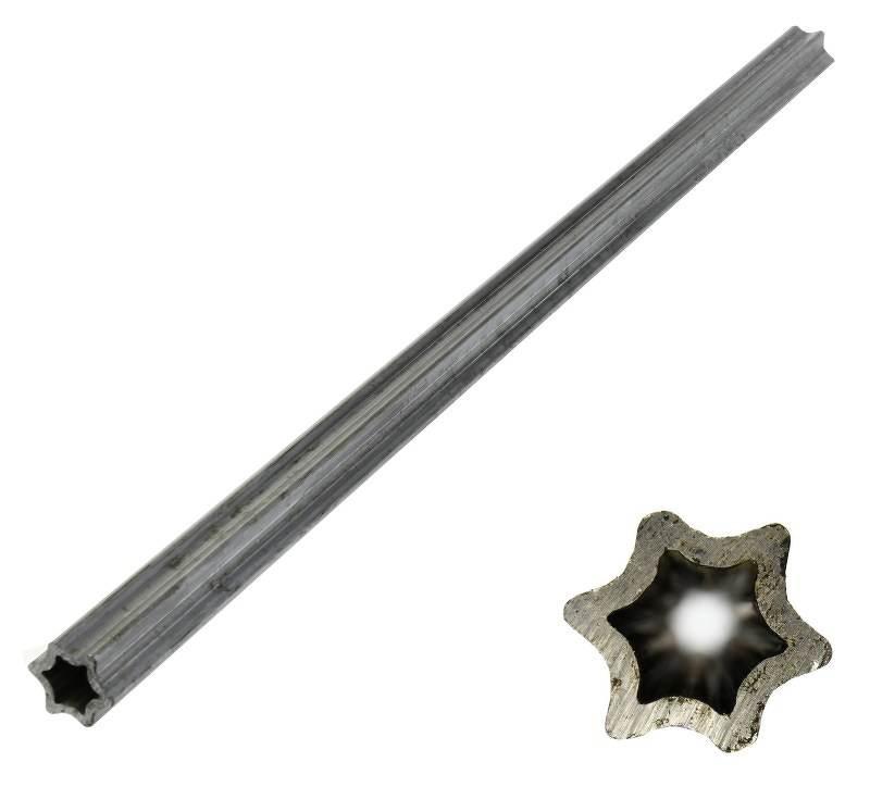 Rura gwiazda 37,1x47,4mm grubość 5 mm długość 100cm X Kardan
