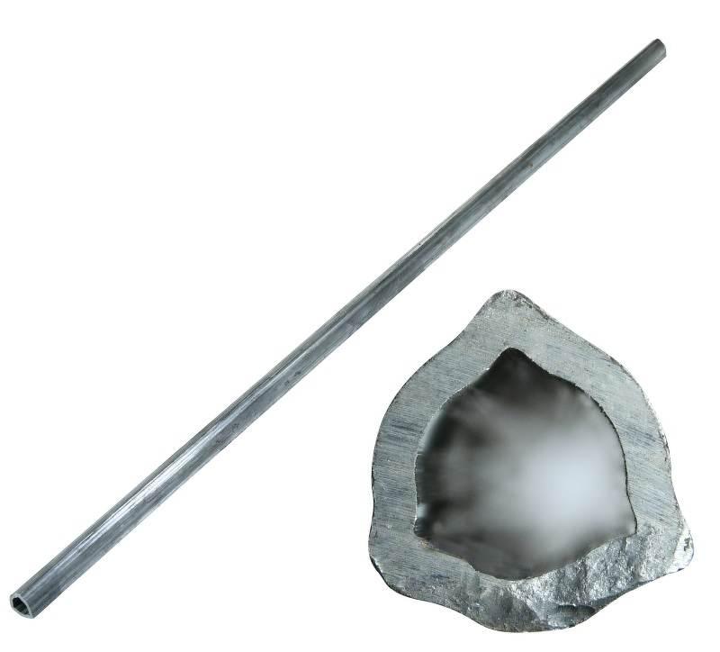 Rura trójkątna wewnętrzna 29x3,5mm długość 129,7 cm do wałów X