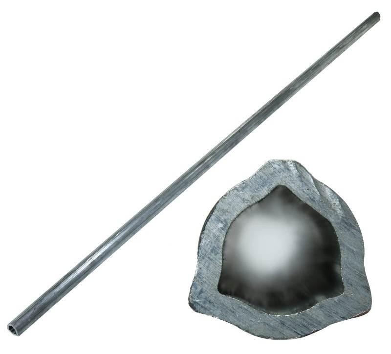 Rura trójkątna wewnętrzna 29x3,5mm długość 149,7 cm do wałów X