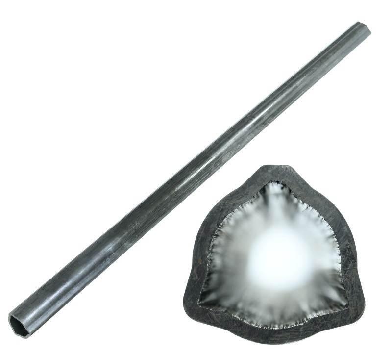 Rura trójkątna wewnętrzna 45x4mm długość 107,4cm do wałów X Kardan