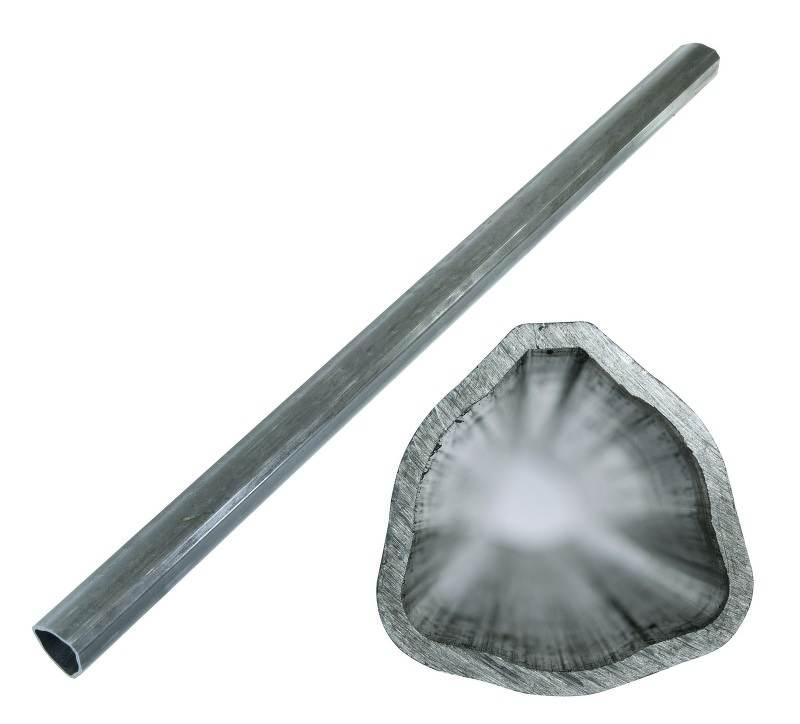 Rura trójkątna zewnętrzna 63x4mm długość 121,4 cm do wałków X