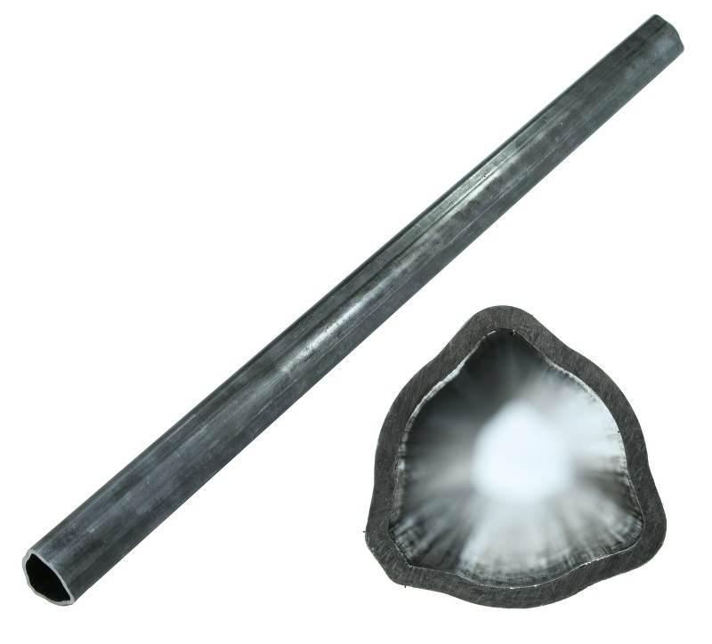 Rura trójkątna zewnętrzna wewnętrzna 54x4mm długość 100cm X Kardan