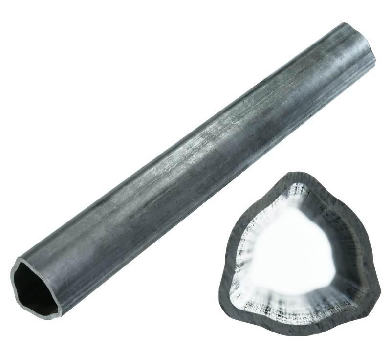 Rura trójkątna zewnętrzna wewnętrzna 54x4mm długość 44,4cm do