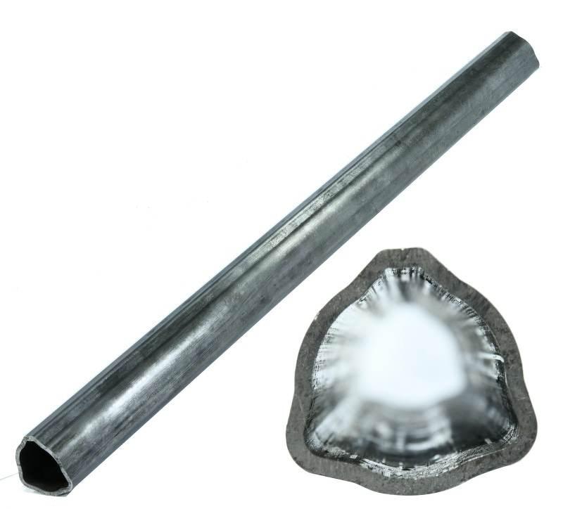 Rura trójkątna zewnętrzna wewnętrzna 54x4mm długość 84,4cm do