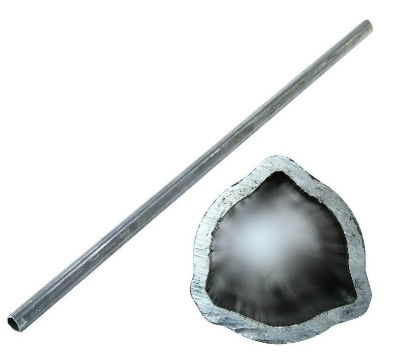 Rura trójkątna zewnętrzna 36x3,4mm długość 128,2 cm do wałów X