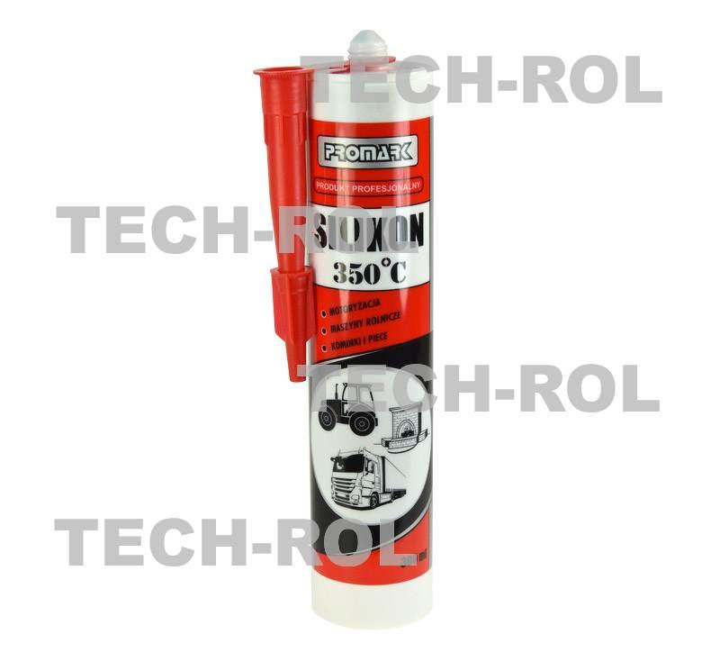 Silikon wysokotemperaturowy czerwony temperatura od 60C do 350C 300ml.