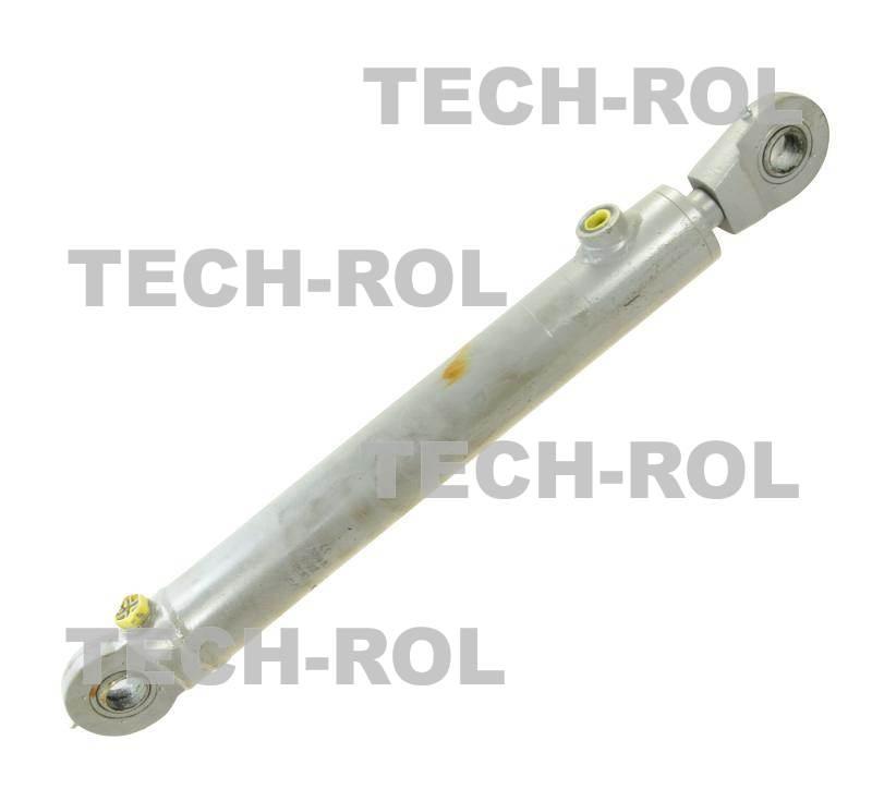 Siłownik hydrauliczny z uchem fi-25mm dwustronnego działania skok 300mm