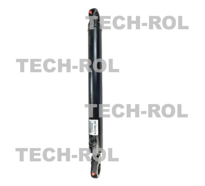 Siłownik hydrauliczny z uchem fi-25mm dwustronnego działania skok 400mm