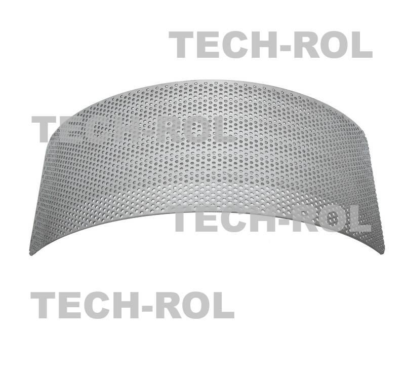 Sito oczkowe fi-3,0 mm 395x135x1,8 mm pasuje do: Rozdrabniacz bijakowy BĄK