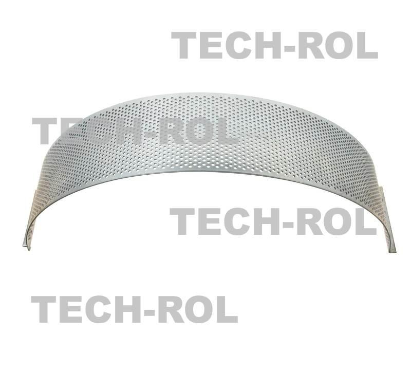 Sito oczkowe fi-3,0 mm 725x105x1,8 mm pasuje do: Rozdrabniacz bijakowy RBJ