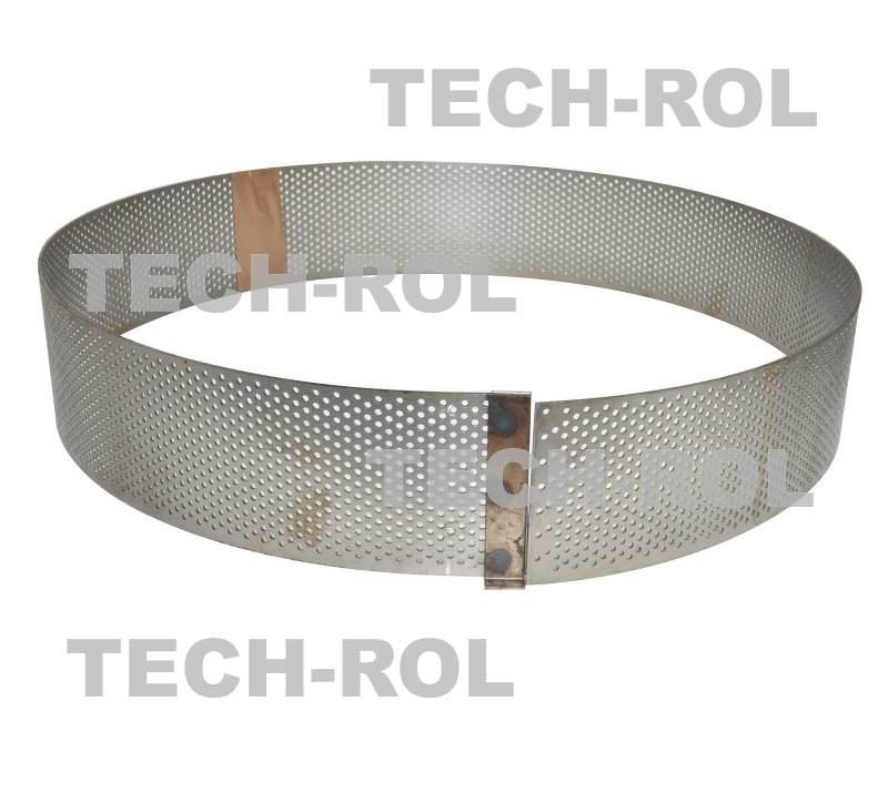 Sito oczkowe fi-3,5 mm 106x1700x1,8 mm pasuje do: Śrutownik bijakowy WIR