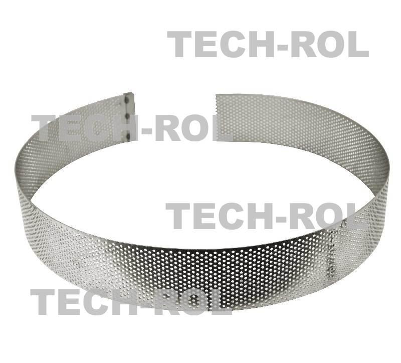 Sito oczkowe fi-5,0 mm 80x1700x2,5 mm pasuje do: Rozdrabniacz bijakowy