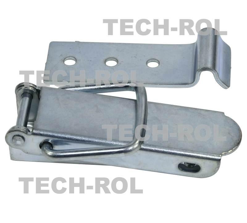 Spinacz zamek burty uniwersalny 195 mm x 30 mm klamra z drutu fi-5mm 10szt