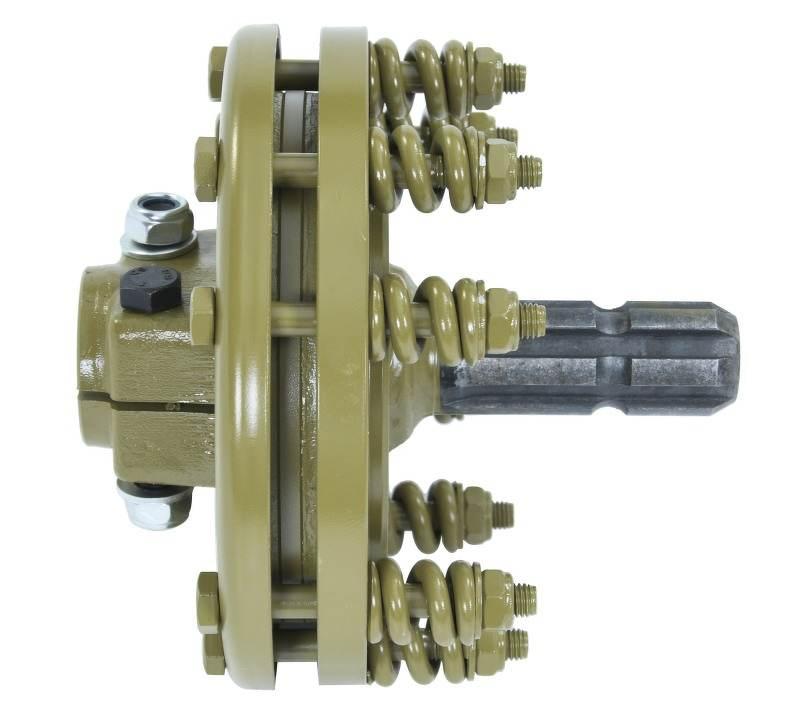 Sprzęgło cierne adapter 6 frezów 1 3/8 cala moment sprzęgła 1200Nm 2