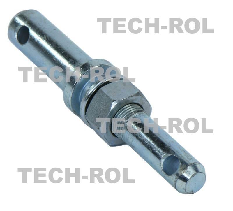 Sworzeń łącznika dolnego dwustronny fi-28 mm fi-22 mm gwint M24x2 kat.