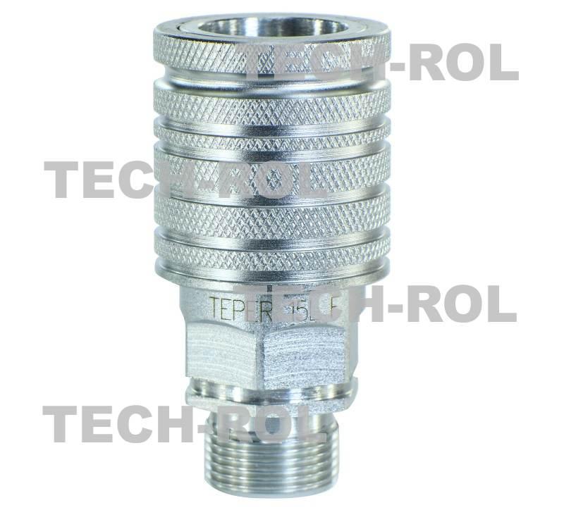 Szybkozłącze hydrauliczne gniazdo Euro M22x1.5 pasuje do ciągników