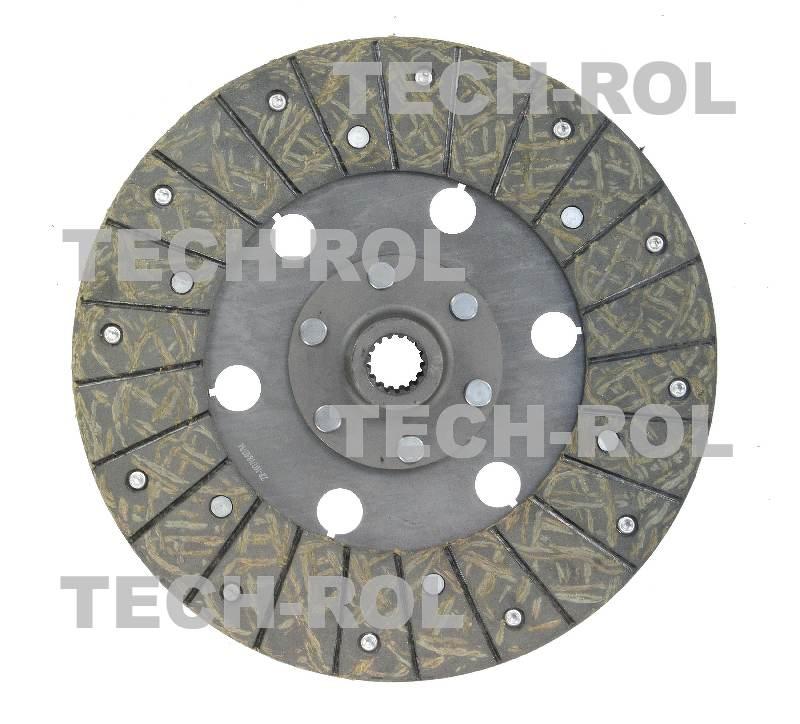 Tarcza sprzęgła 1-stopnia fi-280 mm 16 frezów okładzina pleciona pasuje