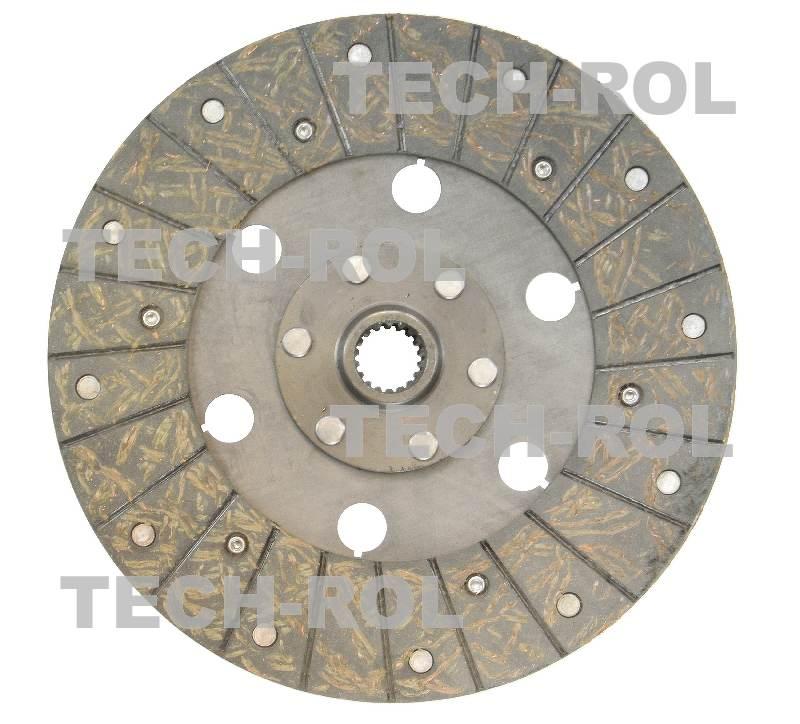 Tarcza sprzęgła 1-stopnia fi-280 mm 18 frezów okładzina pleciona pasuje