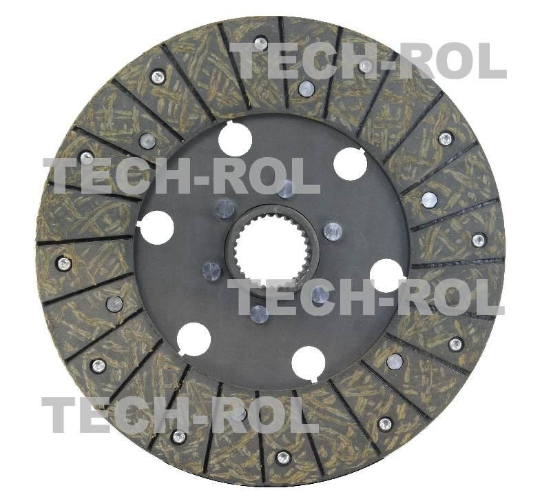 Tarcza sprzęgła 2-stopnia fi-280 mm 28 frezów okładzina pleciona pasuje